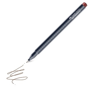 Faber Castell Grip Finepen 0.4 Kahverengi