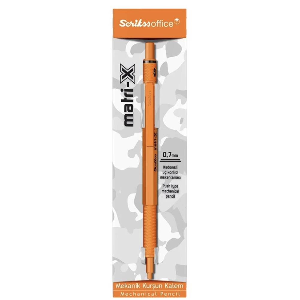SCRIKSS MATRI-X VERSATIL 07MM TURUNCU SEFFAF AMB