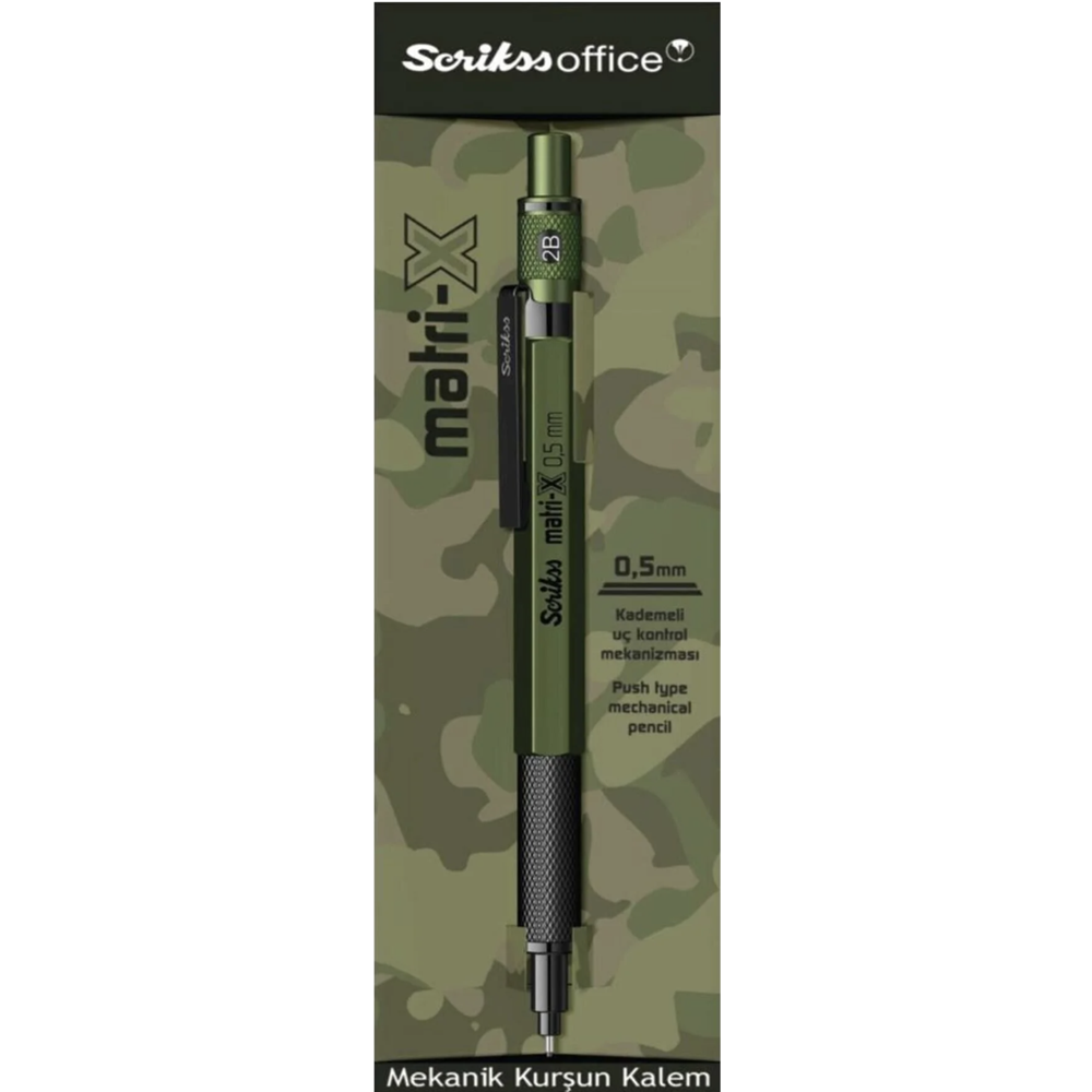 SCRIKSS MATRI-X VERSATIL 05MM SEFFAF AMB HAKI