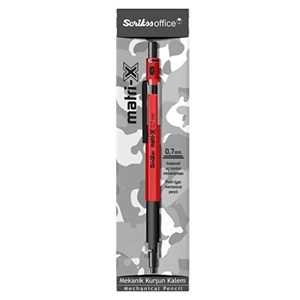 SCRIKSS MATRI-X VERSATIL 07MM SEFFAF AMB KIRMIZI