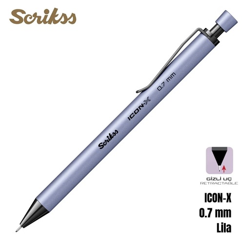 SCRIKSS ICON-X VERSATİL KALEM 0.7 MOR