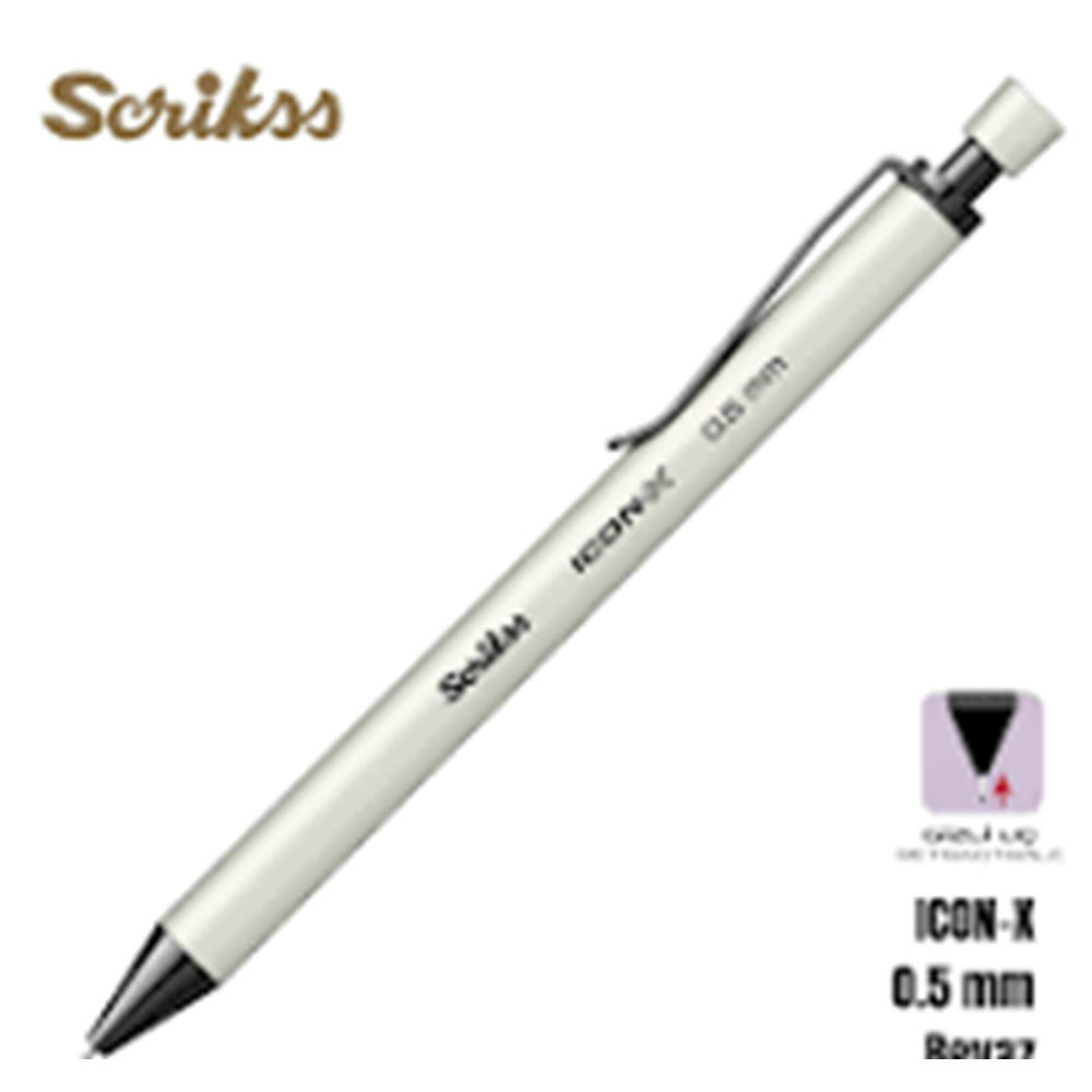 SCRIKSS ICON-X VERSATİL KALEM 0.5 BEYAZ