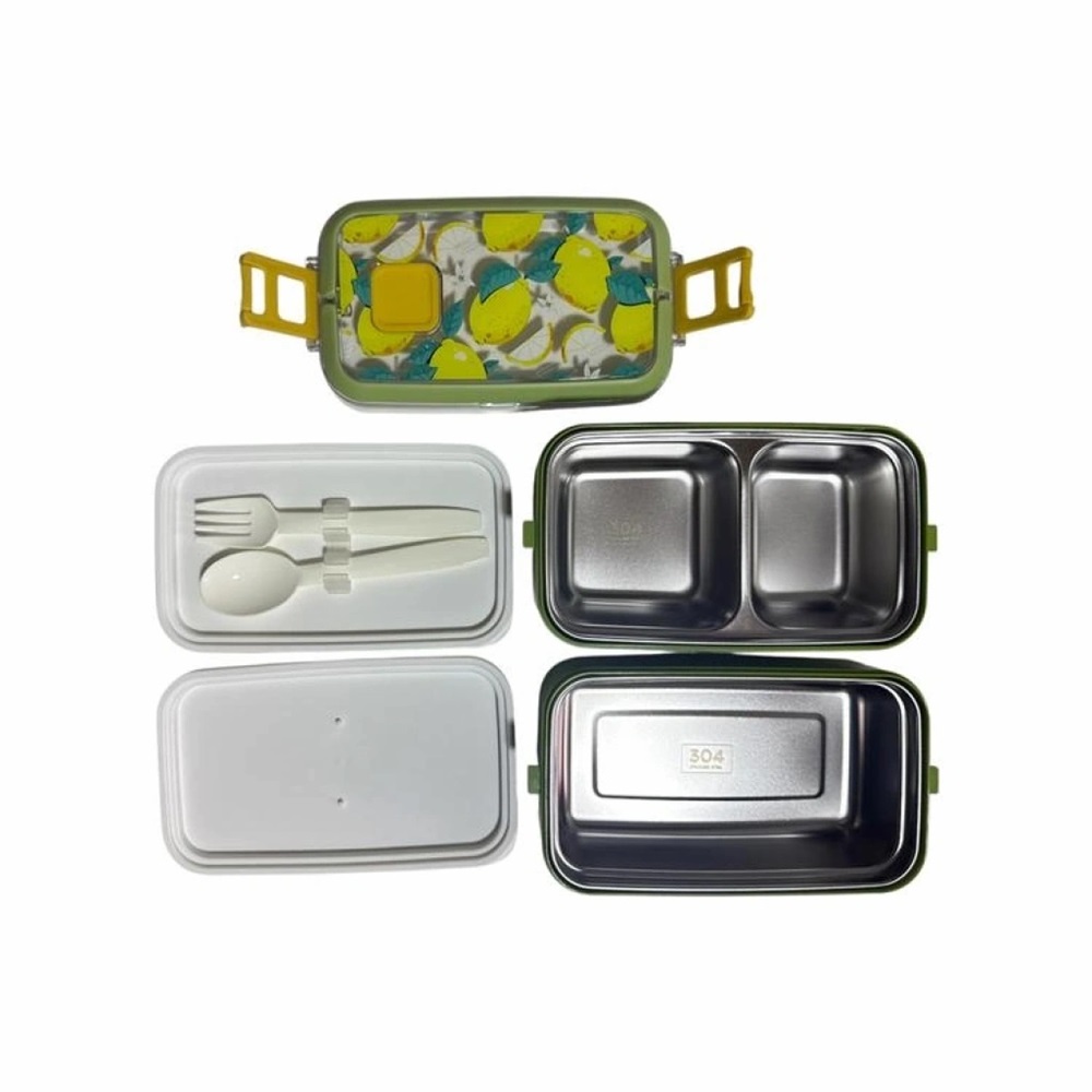VAGONLİFE Paslanmaz Çelik Lunchbox 700 ml VGN-6748 yeşil