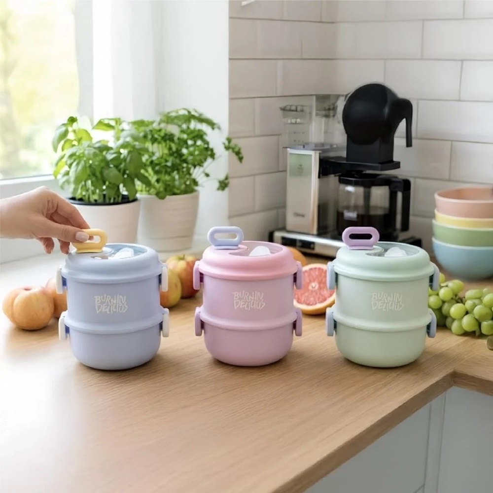VAGONLİFE Paslanmaz Çelik Premium Lunchbox 860 ml VGN12168 Mavi